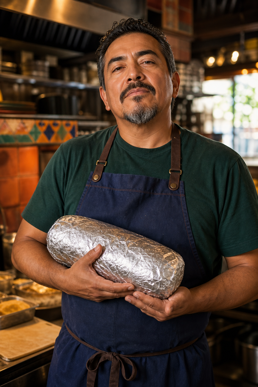 Juan The Scale in the Bean There, Done That kitchen